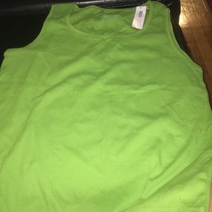 Chico’s Green Muscle Tank/ Tank Top